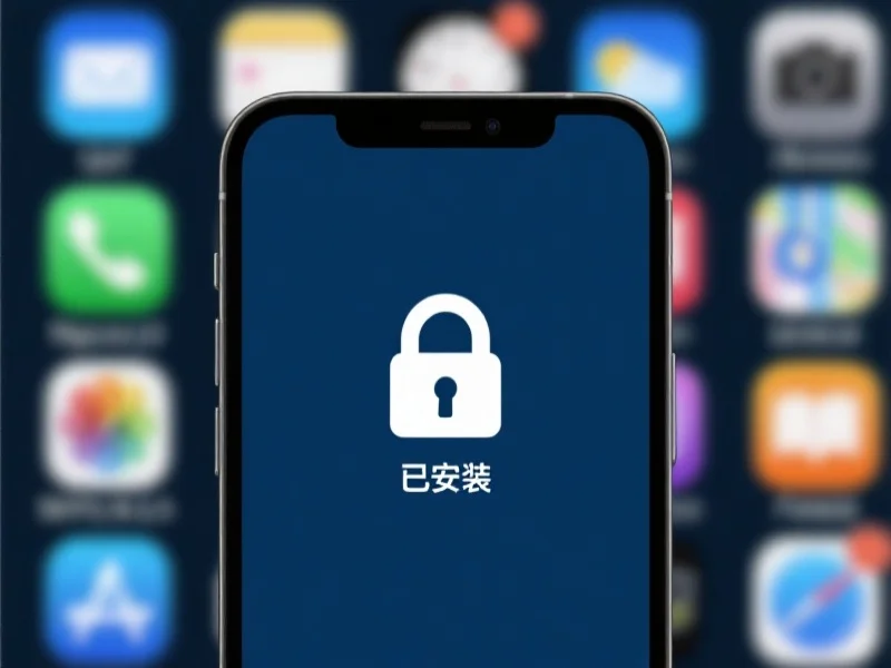 应用程序安全安装成功的示意图